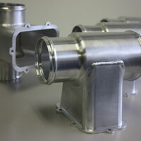 Aluminum duct assembly Welded by NADCAP approved welders. Aluminum duct assembly Welded by NADCAP approved welders.