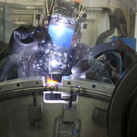 GTAW approved Welder: 42” diameter titanium ring with 24 X-rayed weld joints. GTAW approved Welder: 42” diameter titanium ring with 24 X-rayed weld joints.
