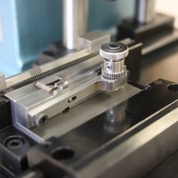 Assembly fixture using high-precision Wire EDM machined components. Assembly fixture using high-precision Wire EDM machined components.