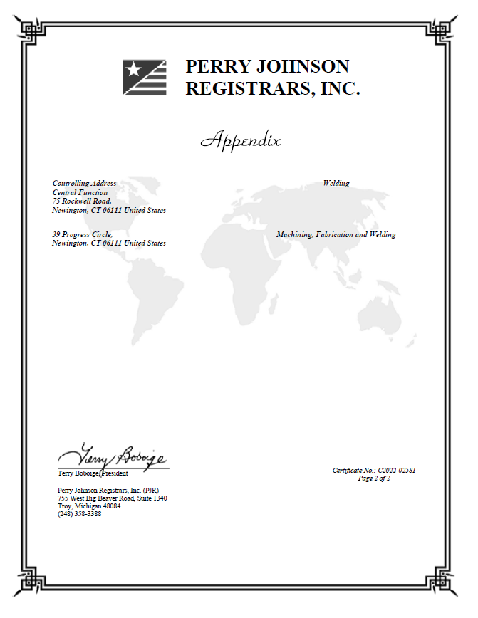 Lynn Welding iso9001 & as9100d approved